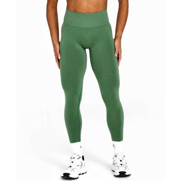 Oner Active Forest Green Effortless Seamless Leggings Size M - Picture 2 of 10